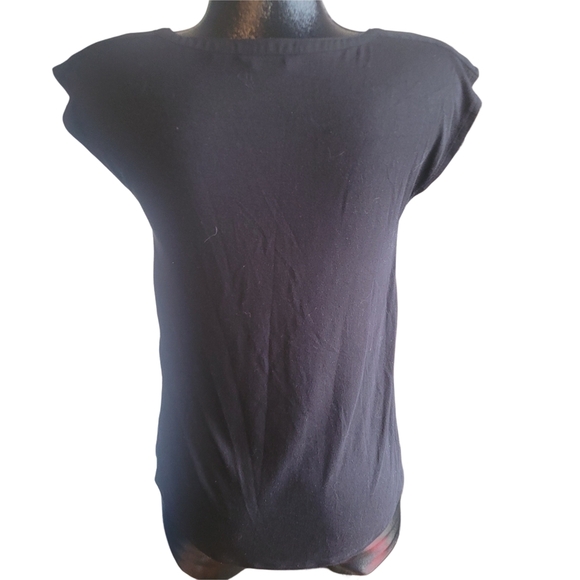 Reitmans Black and Pink Floral Sleeveless Top XS - Picture 5 of 5